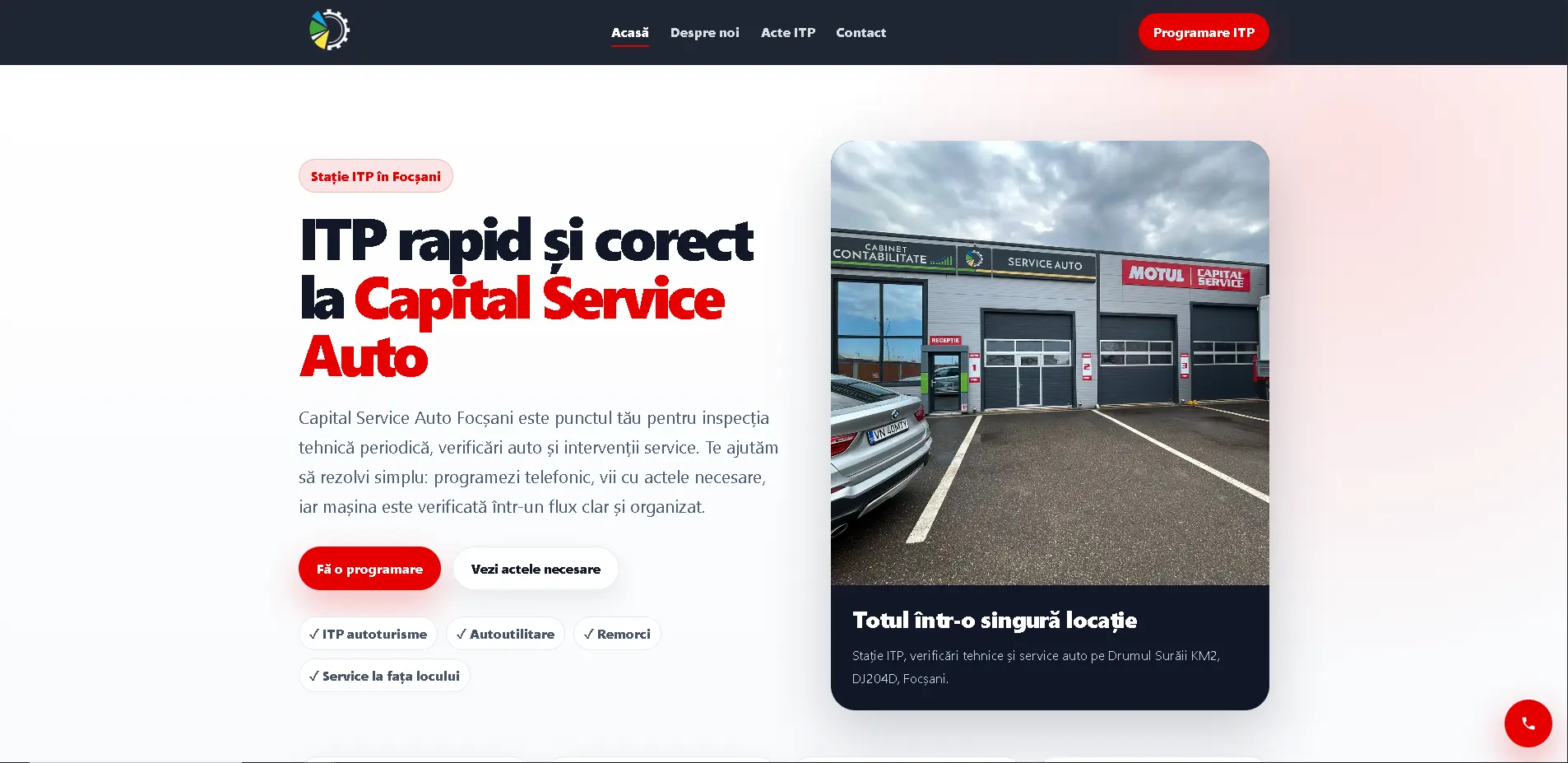 Capital Service ITP Focșani project preview